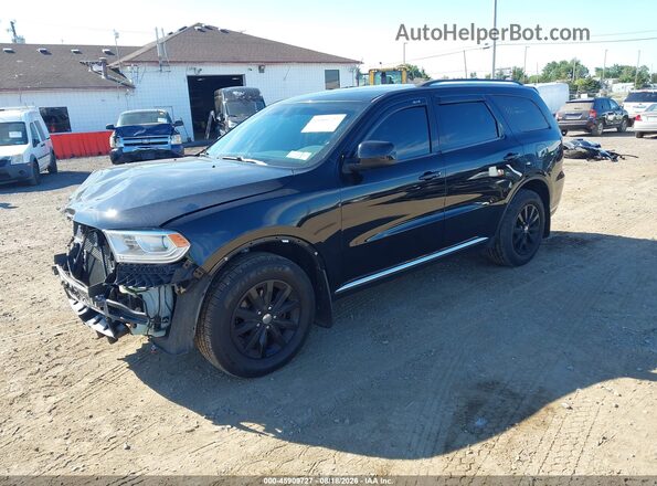1C4RDJAG2HC691121 2017 DODGE DURANGO Черный Передняя левая четверть
