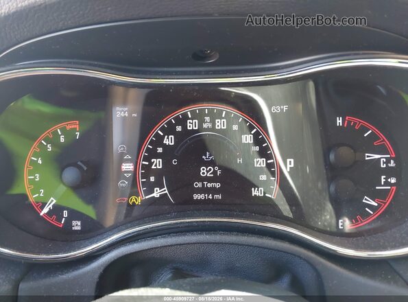 1C4RDJAG2HC691121 2017 DODGE DURANGO Черный Вид задних сидений