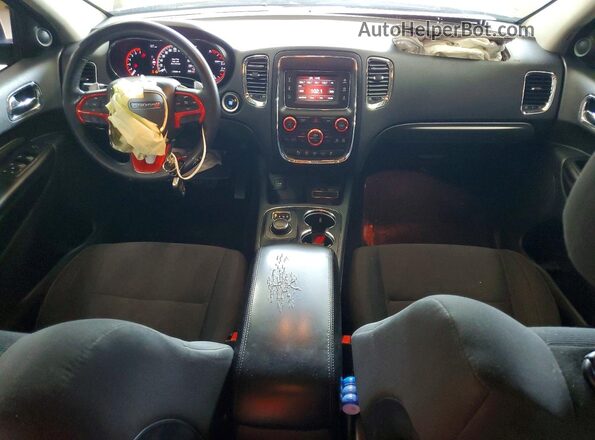 1C4RDJAG2HC766867 2017 DODGE DURANGO Black Widok deski rozdzielczej