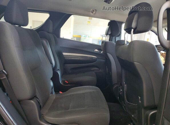 1C4RDJAG2HC766867 2017 DODGE DURANGO Black Widok wnętrza z tyłu