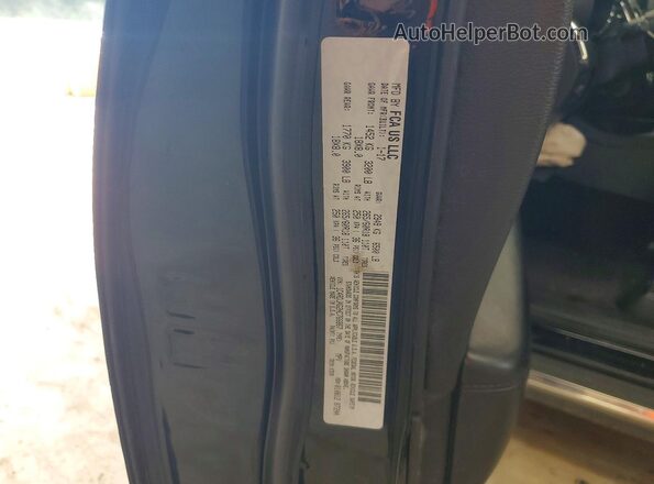 1C4RDJAG2HC766867 2017 DODGE DURANGO Black Widok naklejki z numerem VIN