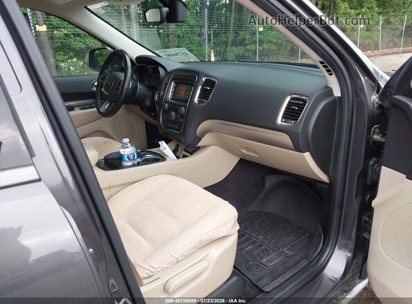 1C4RDJAG2HC883686 2017 DODGE DURANGO Silver წინა სალონის ხედი