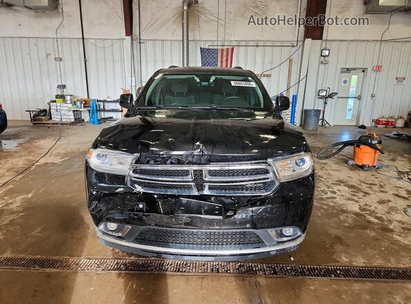 1C4RDJAG2HC884059 2017 DODGE DURANGO Black Widok z przodu
