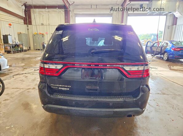 1C4RDJAG2HC884059 2017 DODGE DURANGO Black Widok z tyłu