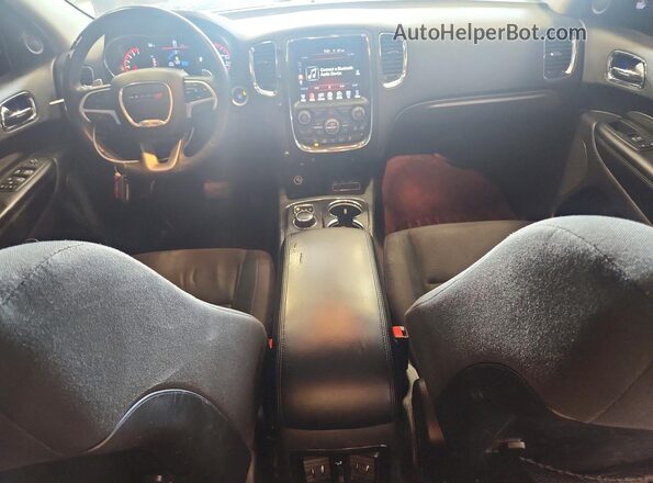 1C4RDJAG2HC884059 2017 DODGE DURANGO Black Widok deski rozdzielczej