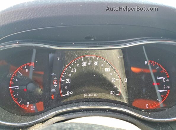 1C4RDJAG2HC937617 2017 DODGE DURANGO White Widok zestawu wskaźników