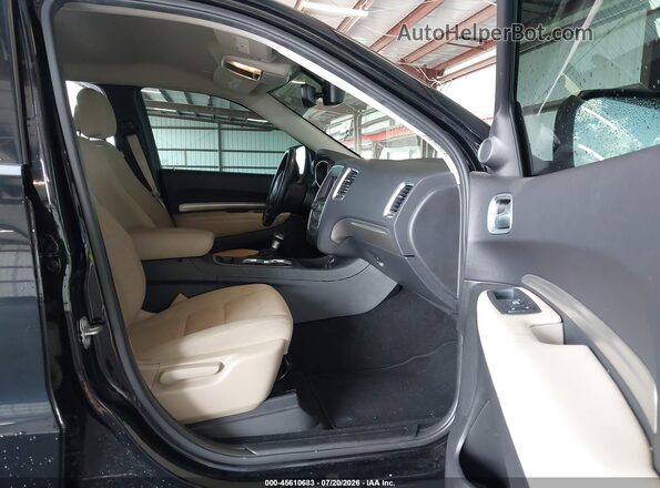 1C4RDJAG2KC839744 2019 DODGE DURANGO Черный Вид салона спереди