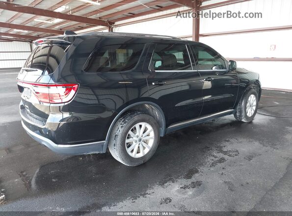 1C4RDJAG2KC839744 2019 DODGE DURANGO Черный Задняя правая четверть