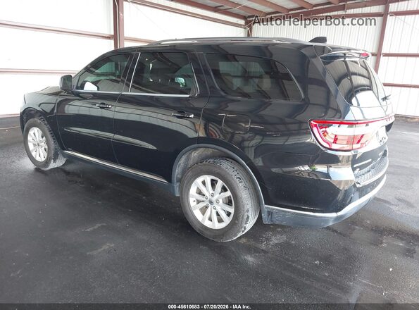 1C4RDJAG2KC839744 2019 DODGE DURANGO Черный Задняя левая четверть