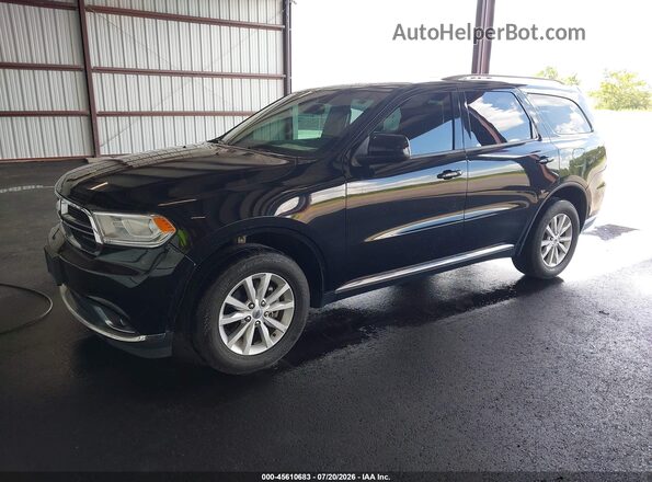 1C4RDJAG2KC839744 2019 DODGE DURANGO Черный Передняя левая четверть