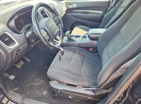 1C4RDJAG2LC252980 2020 DODGE DURANGO Black წინა სალონის ხედი