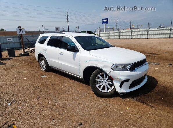 1C4RDJAG3PC582567 2023 DODGE DURANGO White Front right