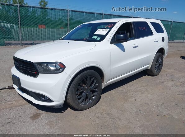 1C4RDJAG4GC387562 2016 DODGE DURANGO White Առջևի ձախ երեք քառորդ տեսարան