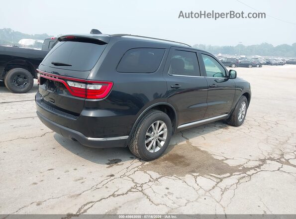 1C4RDJAG4GC442012 2016 DODGE DURANGO Black Задня права чверть