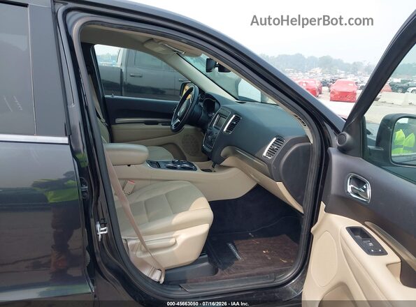 1C4RDJAG4GC442012 2016 DODGE DURANGO Black Вид салону спереду