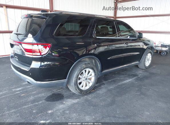1C4RDJAG4KC839745 2019 DODGE DURANGO Black Задня права чверть