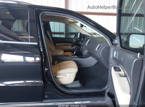1C4RDJAG4KC839745 2019 DODGE DURANGO Black Вид салону спереду