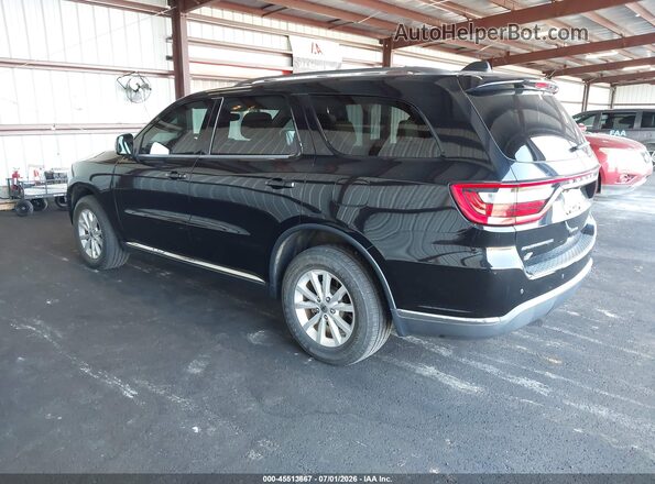1C4RDJAG4KC839745 2019 DODGE DURANGO Black Задня ліва чверть
