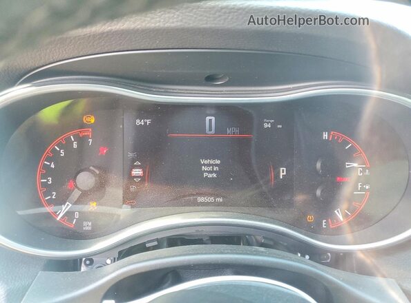 1C4RDJAG4LC330451 2020 DODGE DURANGO Gray Սարքավորումների վահանակի տեսք