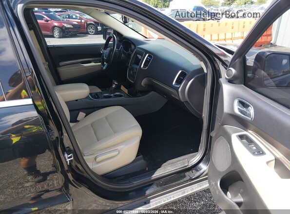 1C4RDJAG5KC744434 2019 DODGE DURANGO Черный Вид салона спереди