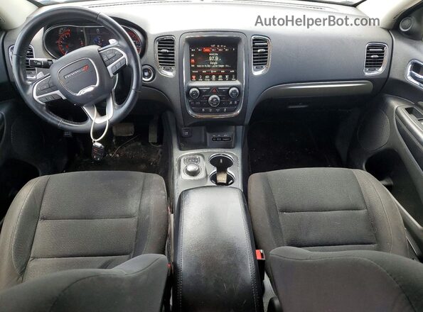 1C4RDJAG6HC601162 2017 DODGE DURANGO White Dashboard view