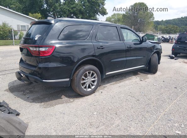 1C4RDJAG6JC176533 2018 DODGE DURANGO Black Tył prawy