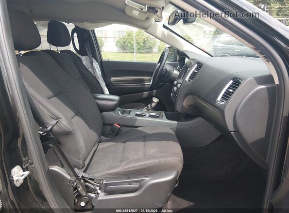 1C4RDJAG6JC176533 2018 DODGE DURANGO Black Widok wnętrza z przodu