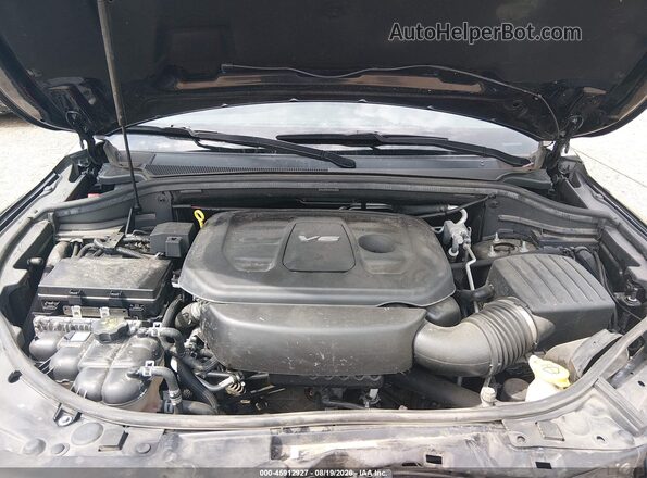 1C4RDJAG6JC176533 2018 DODGE DURANGO Black Widok z tyłu