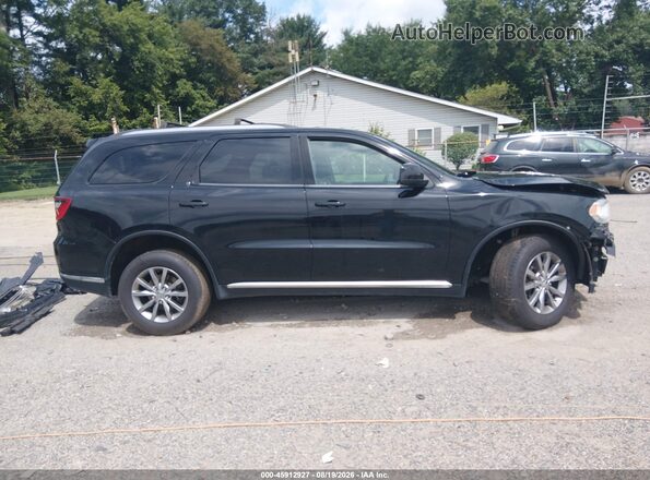 1C4RDJAG6JC176533 2018 DODGE DURANGO Black Widok wnętrza 360 stopni