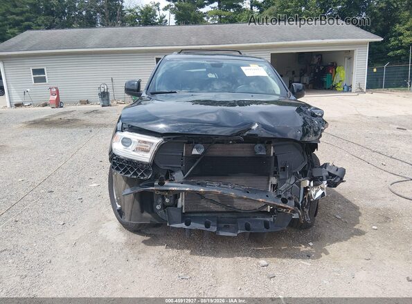1C4RDJAG6JC176533 2018 DODGE DURANGO Black Widok wnętrza z tyłu