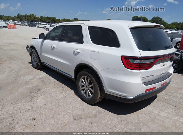 1C4RDJAG7HC628841 2017 DODGE DURANGO Белый Задняя левая четверть