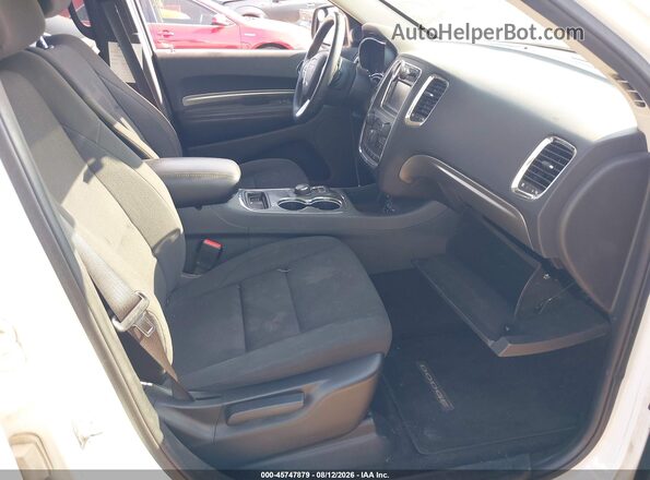 1C4RDJAG7HC628841 2017 DODGE DURANGO Белый Вид салона спереди