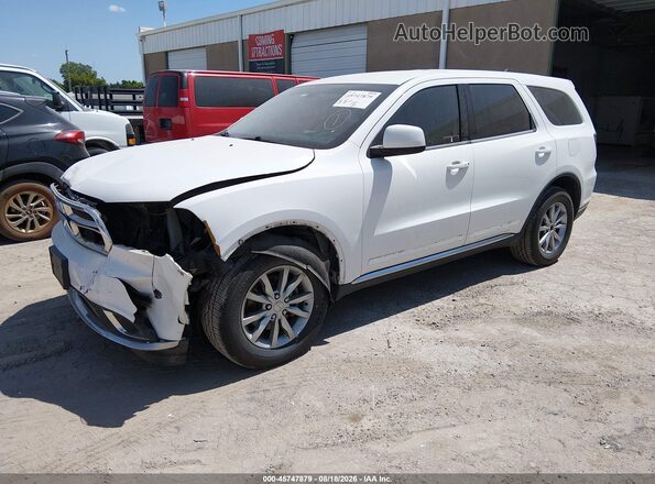 1C4RDJAG7HC628841 2017 DODGE DURANGO Белый Передняя левая четверть