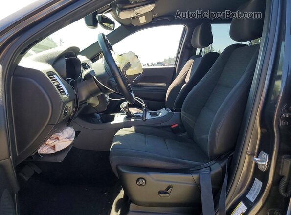 1C4RDJAG7JC115871 2018 DODGE DURANGO Gray Front interior view