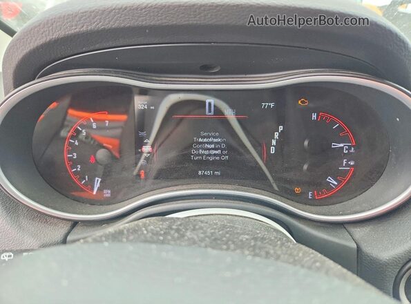 1C4RDJAG7LC356753 2020 DODGE DURANGO Серый Вид щитка приборов