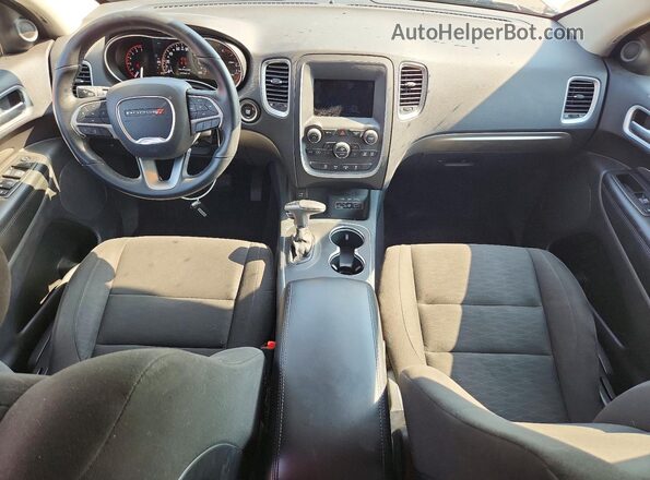 1C4RDJAG8KC585327 2019 DODGE DURANGO Black Առջևի վահանակի տեսք