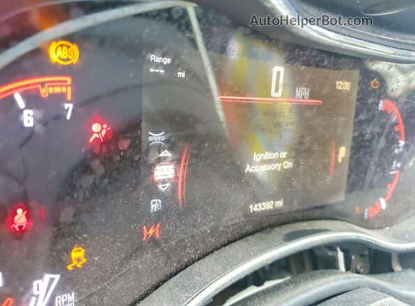 1C4RDJAG9GC410558 2016 DODGE DURANGO Black Вид щитка приладів