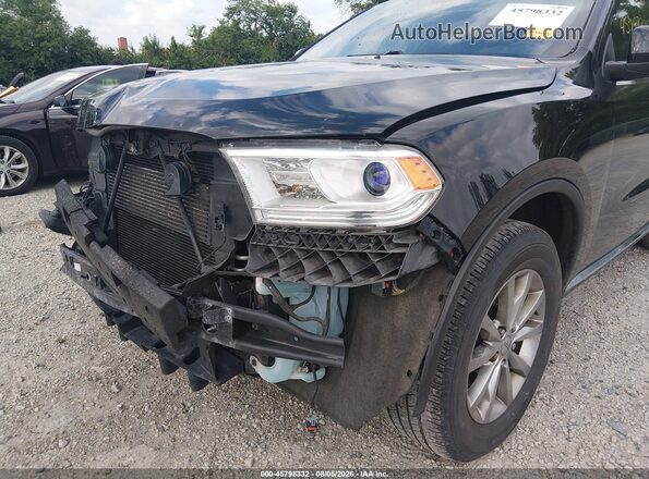 1C4RDJAG9HC748642 2017 DODGE DURANGO Black წინა ხედი