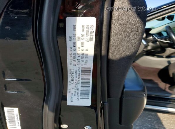 1C4RDJAGXJC242663 2018 DODGE DURANGO Black VIN კოდის სტიკერის ხედი