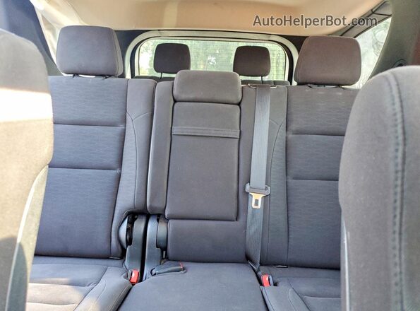 1C4RDJAGXJC242663 2018 DODGE DURANGO Black უკანა სავარძლების ხედი