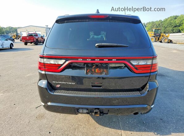 1C4RDJAGXJC242663 2018 DODGE DURANGO Black უკანა ხედი