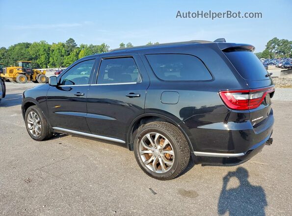 1C4RDJAGXJC242663 2018 DODGE DURANGO Black უკანა მარცხენა