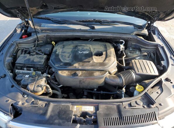 1C4RDJAGXJC242663 2018 DODGE DURANGO Black ძრავის განყოფილების ხედი