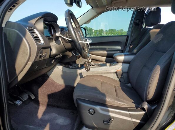 1C4RDJAGXJC242663 2018 DODGE DURANGO Black წინა სალონის ხედი