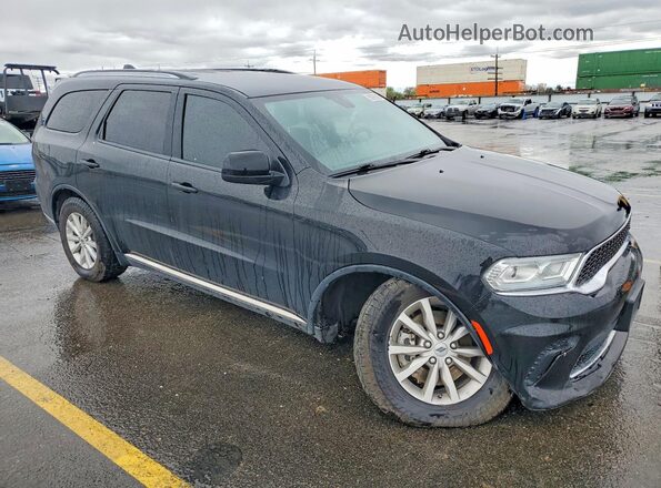1C4RDJAGXRC176806 2024 DODGE DURANGO Black Przód prawy