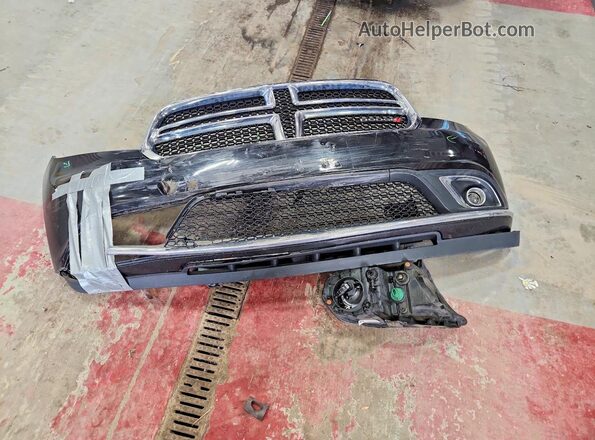 1C4RDJDG0GC345515 2016 DODGE DURANGO Black Vista de la etiqueta del VIN