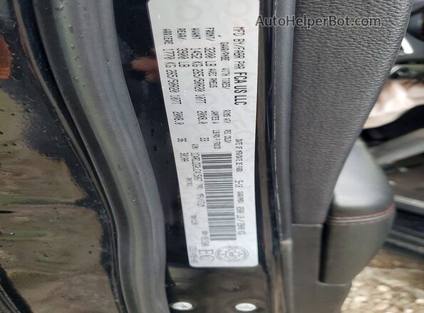 1C4RDJDG0JC415067 2018 DODGE DURANGO Black Vista de la etiqueta del VIN
