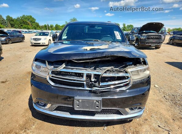 1C4RDJDG1GC467493 2016 DODGE DURANGO Черный Вид спереди