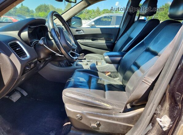 1C4RDJDG1GC467493 2016 DODGE DURANGO Черный Вид салона спереди