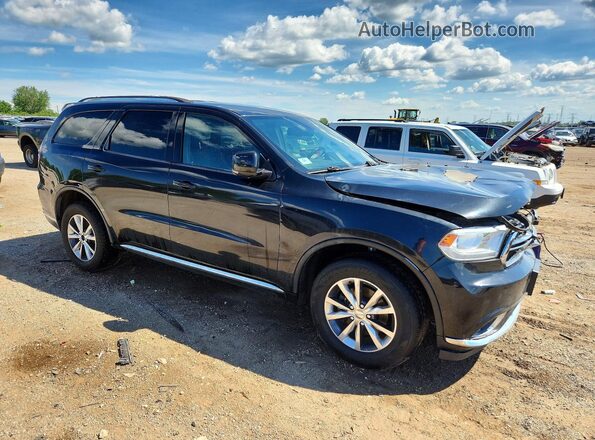 1C4RDJDG1GC467493 2016 DODGE DURANGO Черный Передняя правая четверть